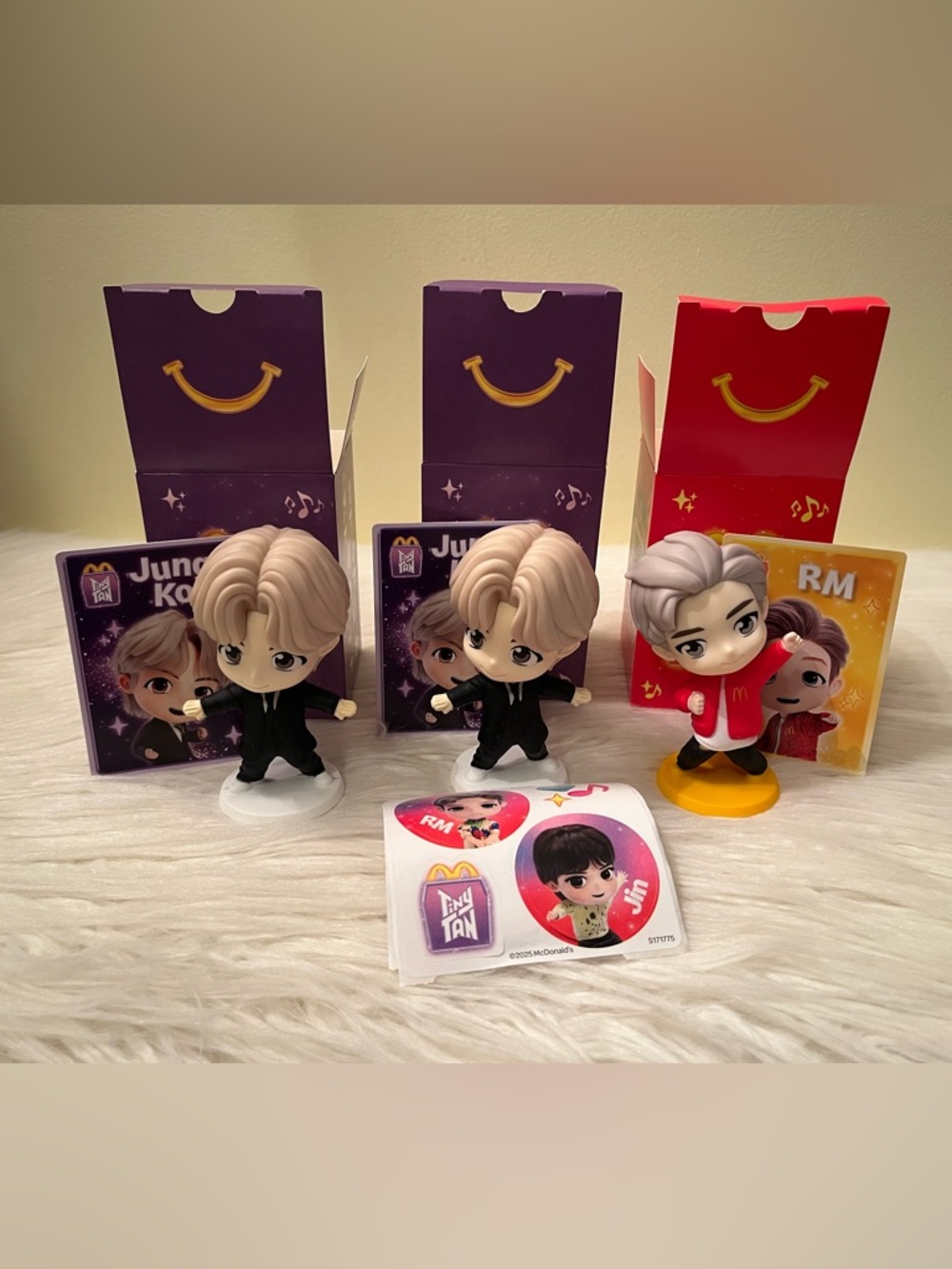 Tiny Tan McDonald’s Toys